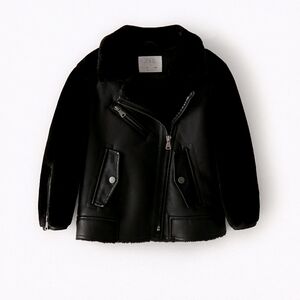 Zara Kids Girls Size 7 Biker Jacket Nwt